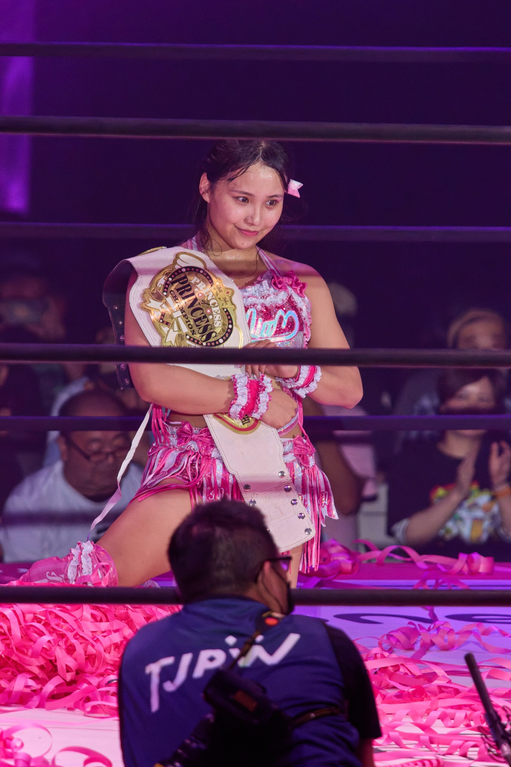 渡辺未詩, 瑞希, 東京女子プロレス, WRESTLE PRINCESS, プリンセス・オブ・プリンセス選手権, 旋回式ティアドロップ, 王座返り咲き, 大田区総合体育館